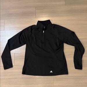Adidas Black Quarter-Zip Pullover